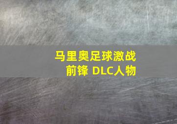 马里奥足球激战前锋 DLC人物